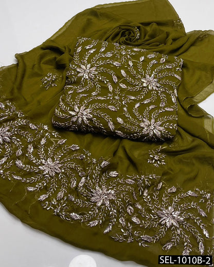 2PC Bamber Chiffon Gotta Work Suit
