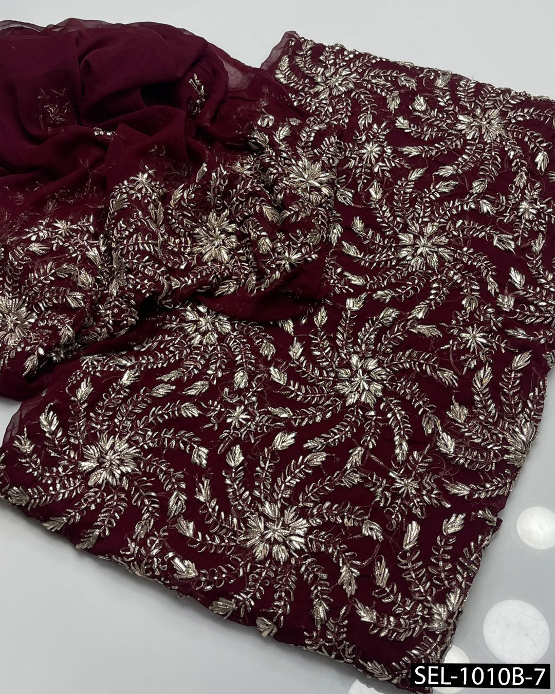 2PC Bamber Chiffon Gotta Work Suit