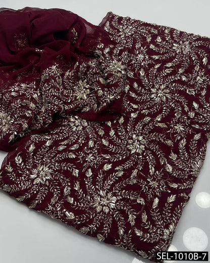 2PC Bamber Chiffon Gotta Work Suit