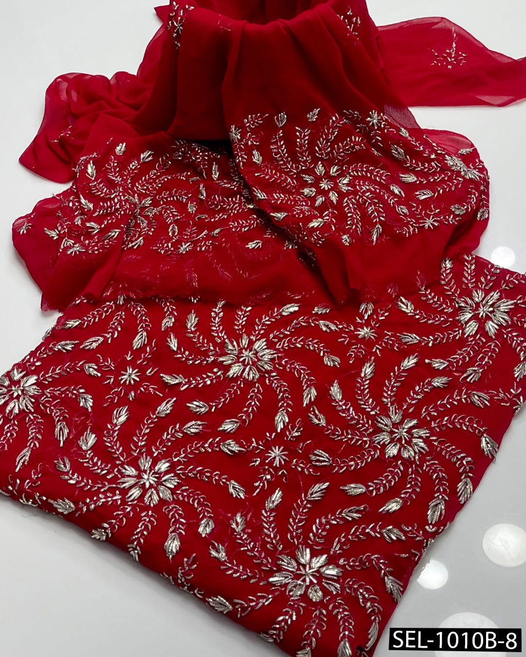 2PC Bamber Chiffon Gotta Work Suit