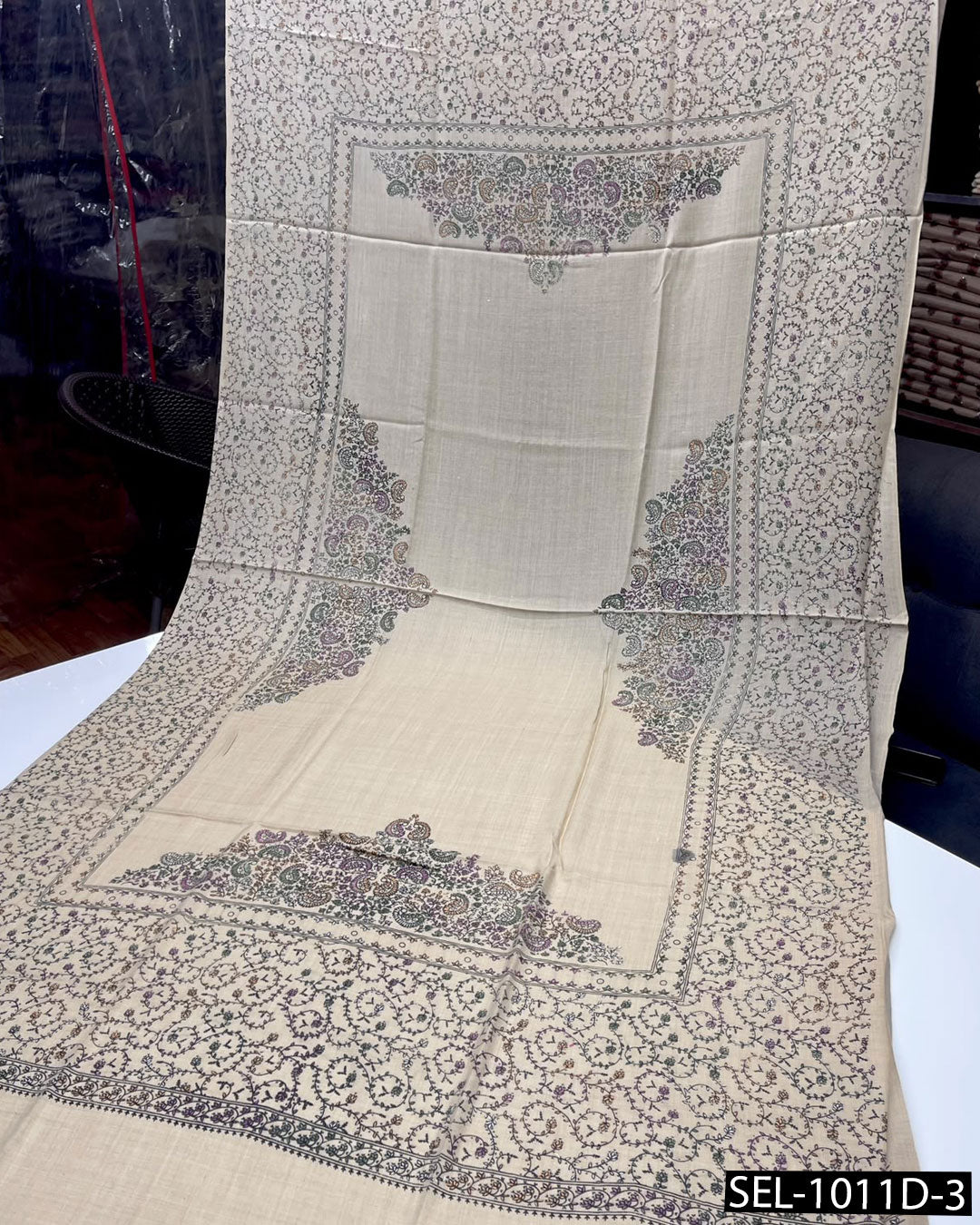 Pure Pashmina Wool Kashmiri Shawl