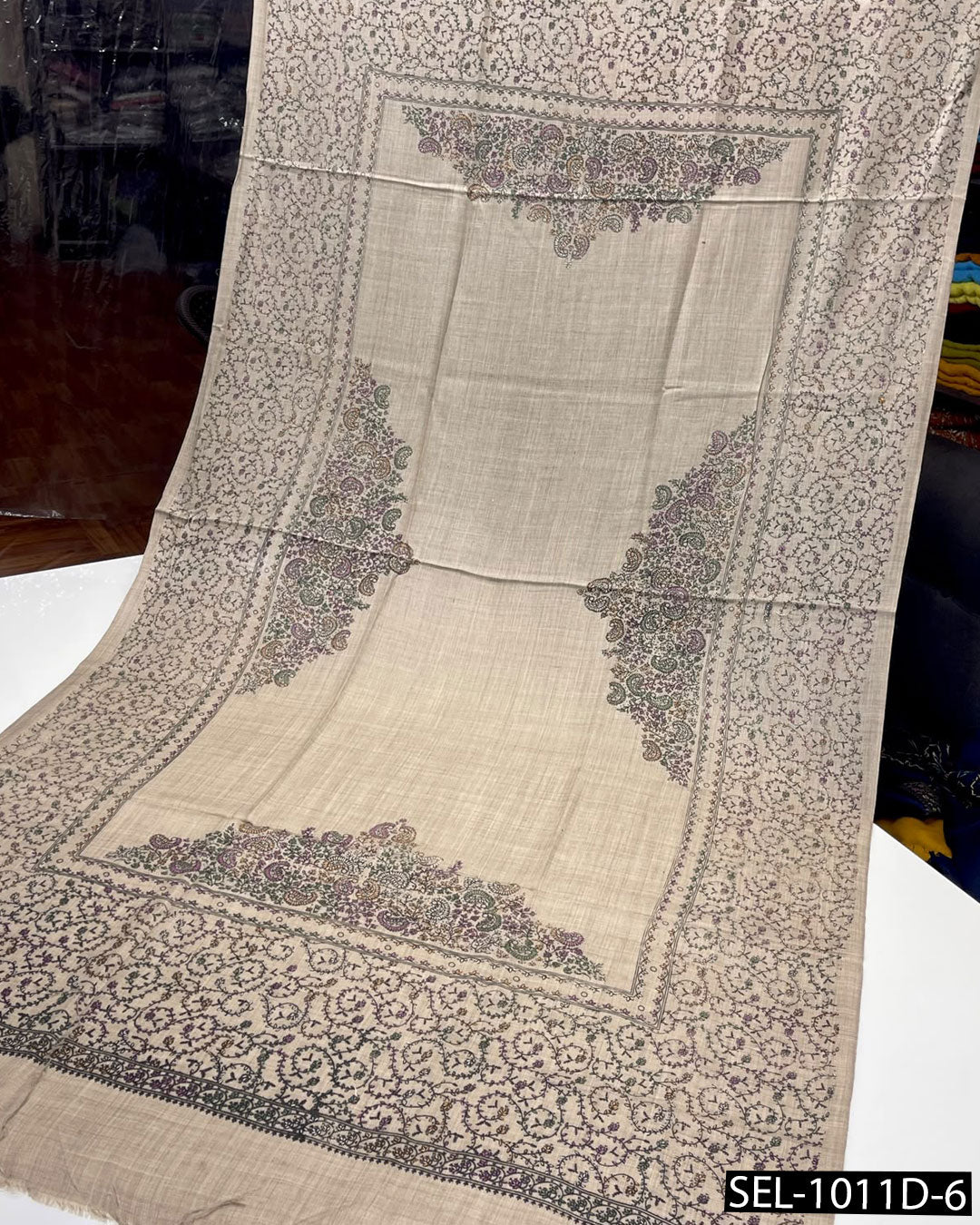 Pure Pashmina Wool Kashmiri Shawl