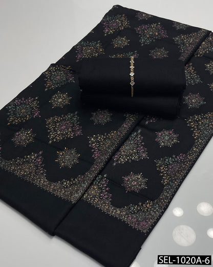 3-Piece Premium Pashmina Wool Winter Suit