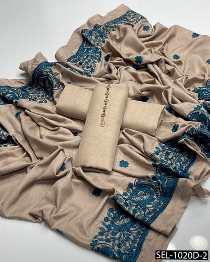 3-Piece Pashmina Wool Winter Suit