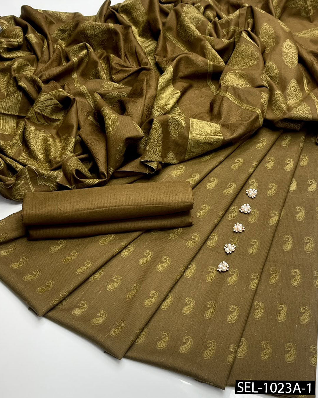 3-Piece Dhanak Winter Suit – 2026 Collection
