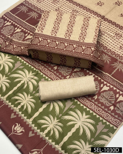 Exclusive Pashmina Wool Kalamkari 3-Piece Dress