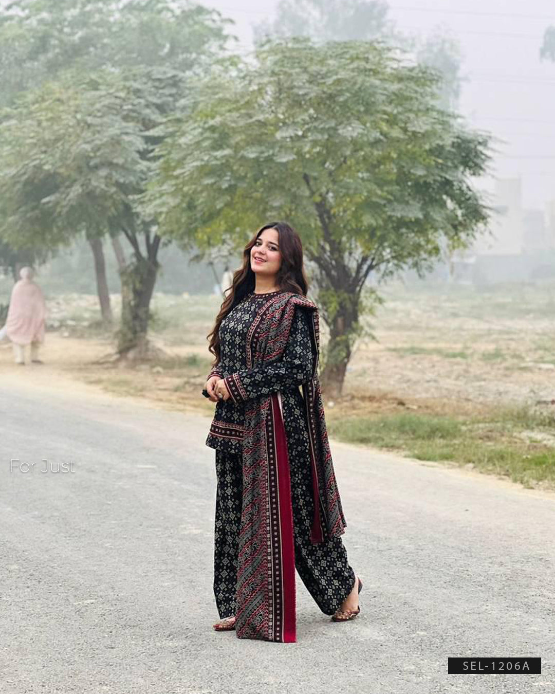 3 PC Stitched Silky Lawn Dress Collection