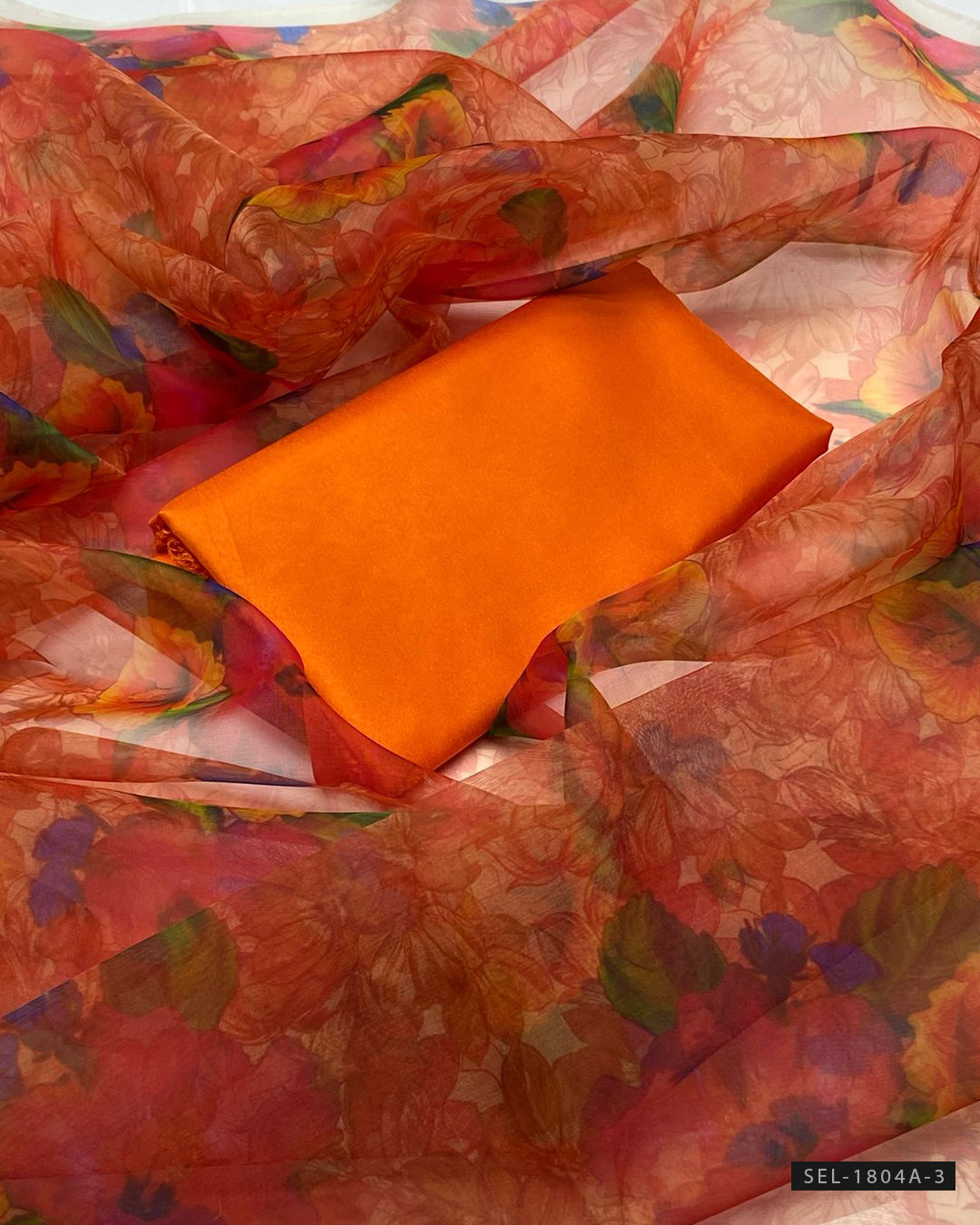 3 PC Unstitched Formal Dress