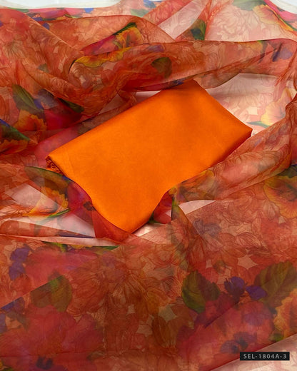 3 PC Unstitched Formal Dress