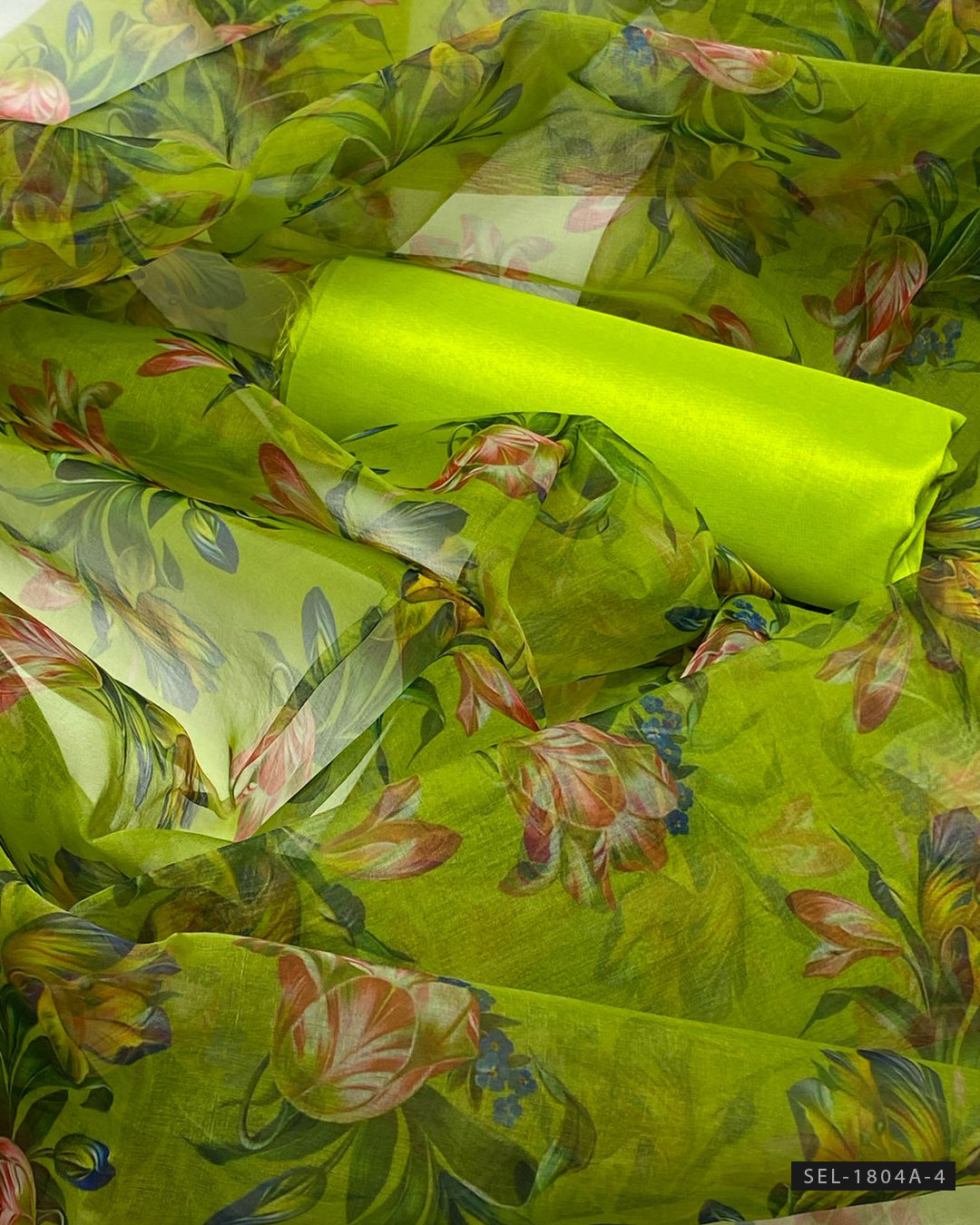 3 PC Unstitched Formal Dress