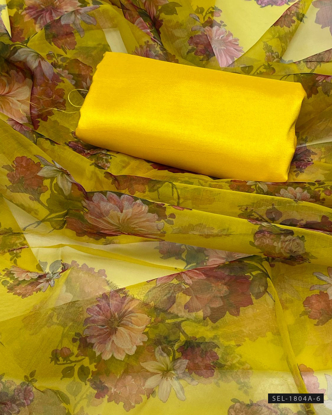 3 PC Unstitched Formal Dress