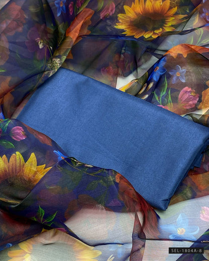 3 PC Unstitched Formal Dress