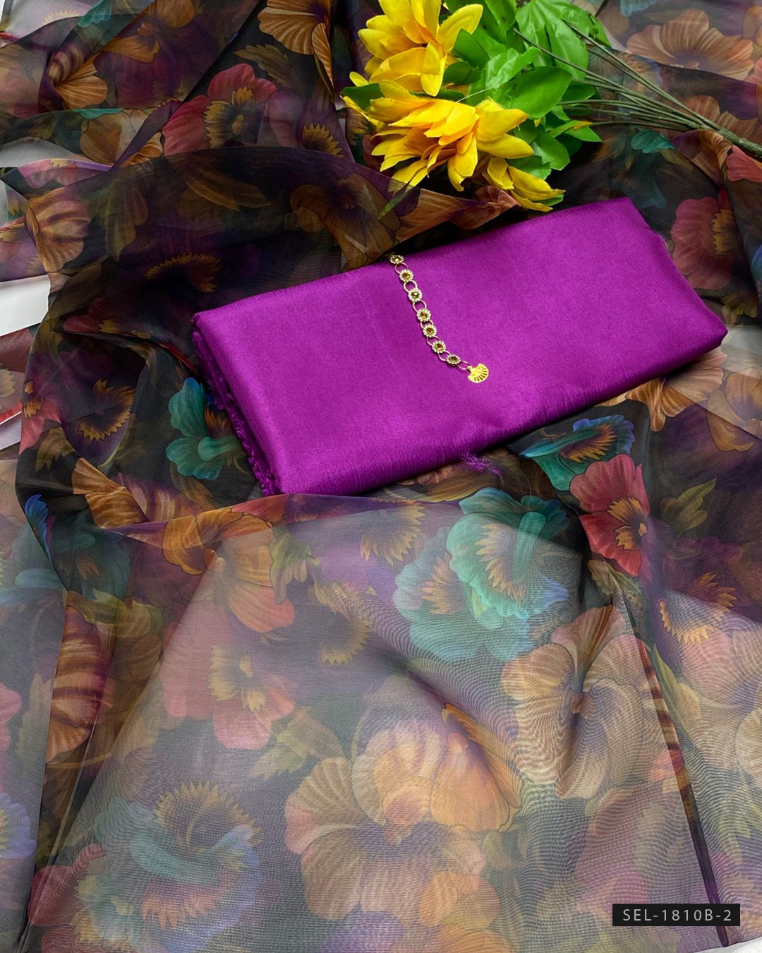 3 PC Unstitched Formal Dress