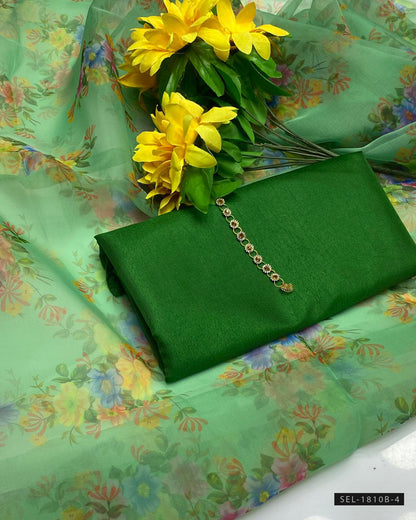 3 PC Unstitched Formal Dress