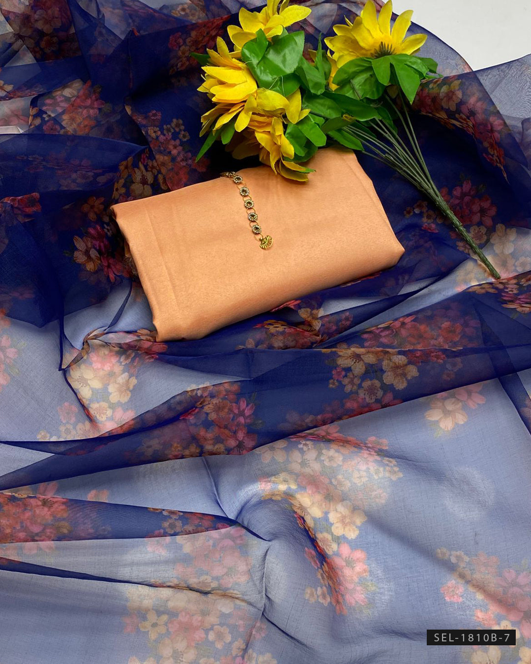 3 PC Unstitched Formal Dress