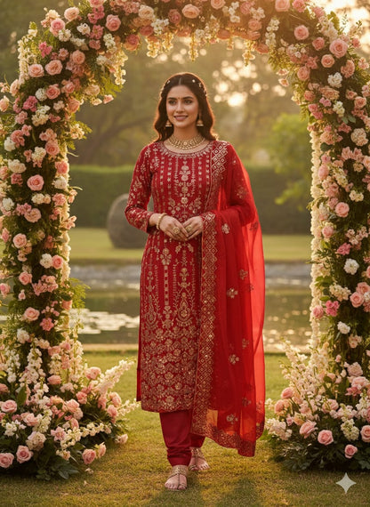 3 PC Unstitched Formal Wear Dress Collection