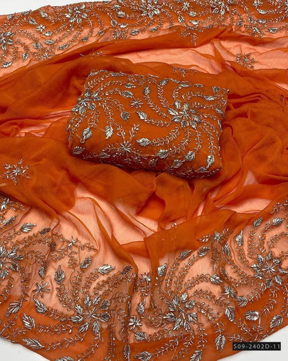 2 PC Unstitched Gotta Work Chiffon Collection